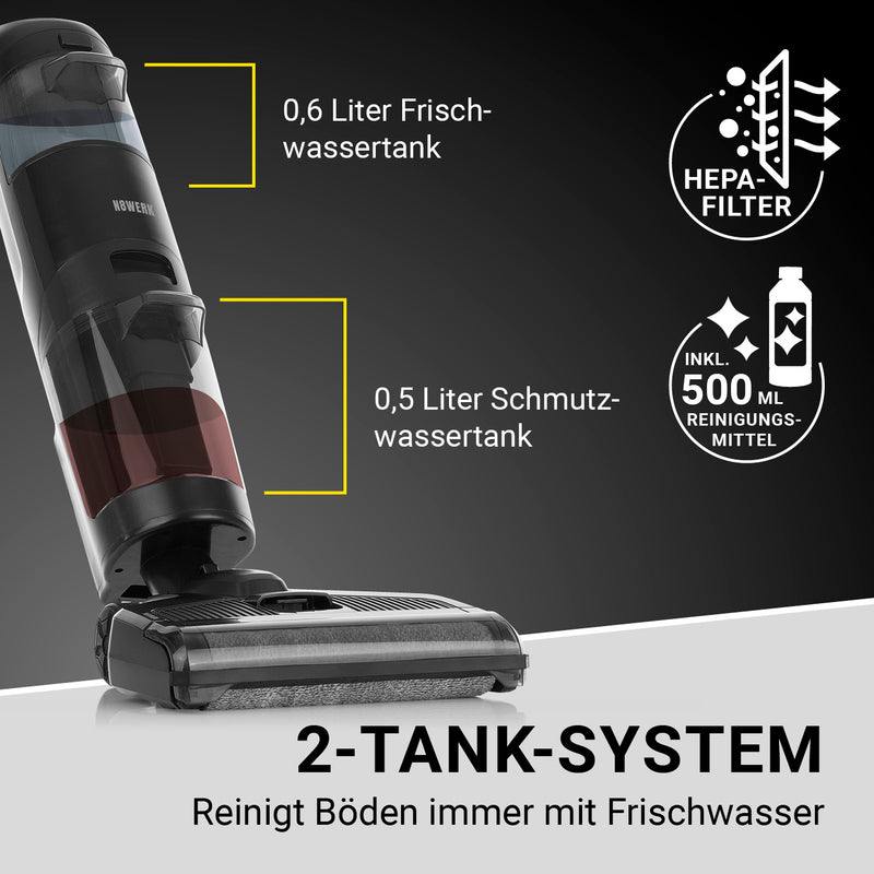 Saugwischer Smart Clean 3in1 + Univeral-Bodenreiniger 500ml